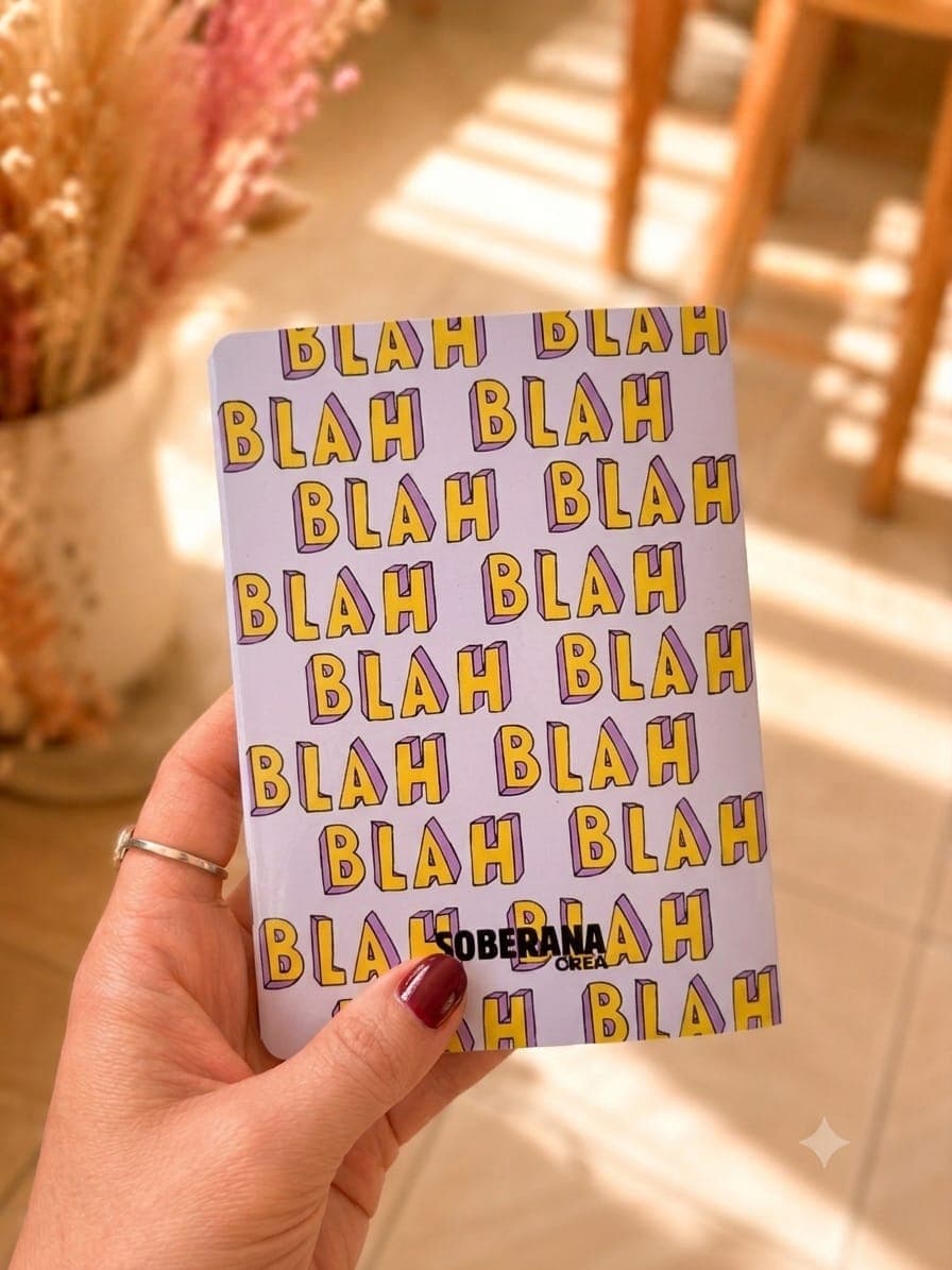 Cuaderno diseño Blah Blah