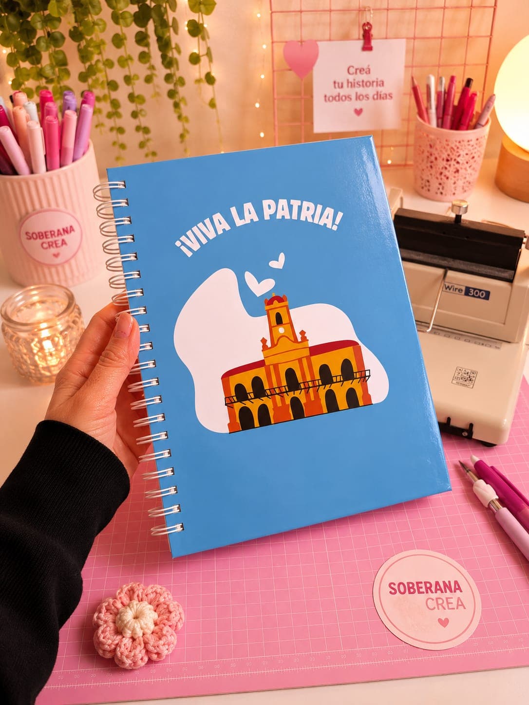 Cuaderno diseño ¡Viva la Patria!